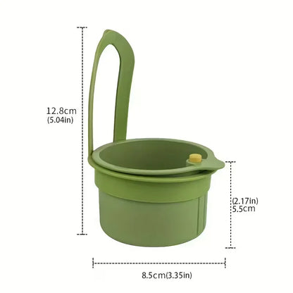Press-Type Drain Basket Sink Strainer & Organiser