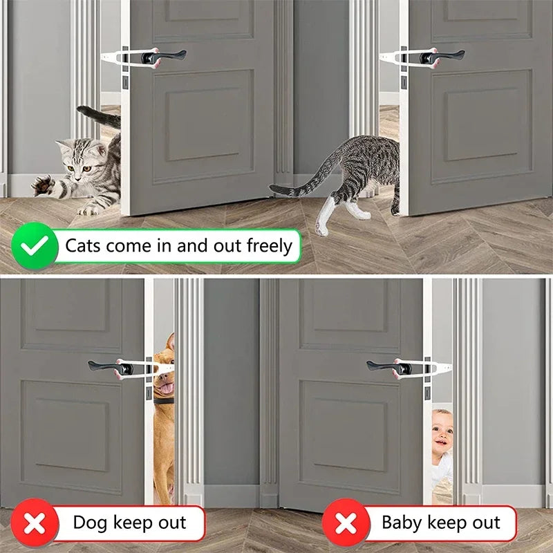 Adjustable Cat Door Holder Latch