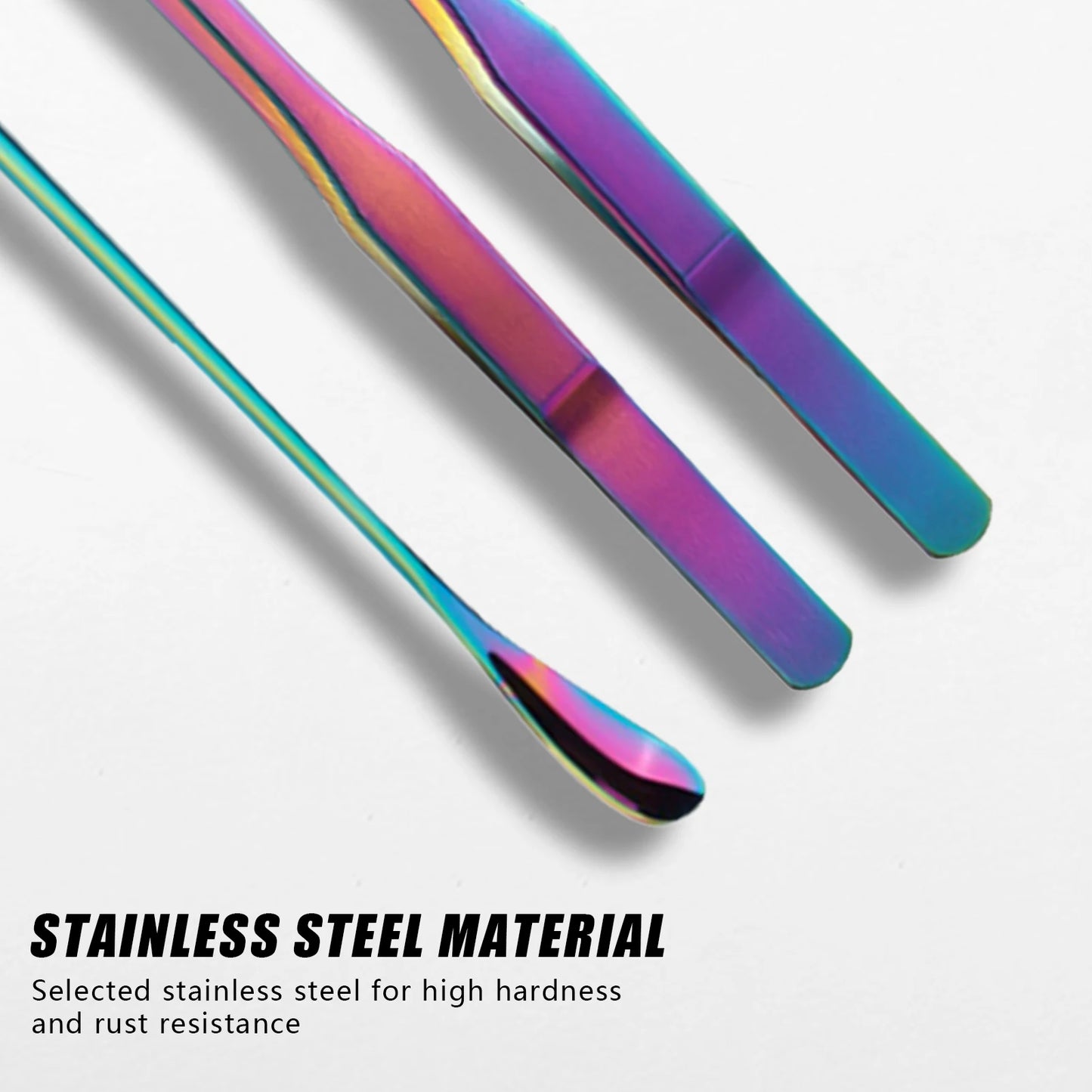 Stainless Steel Reptile Feeding Tongs Set