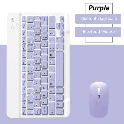 Bluetooth Wireless Keyboard & Mouse Combo for Tablets, Phones & Computers