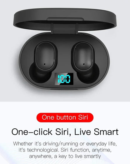 E6S Wireless Bluetooth Earbuds with Charging Case