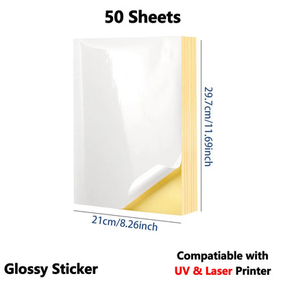 A4 Printable Self-Adhesive Sticker Paper