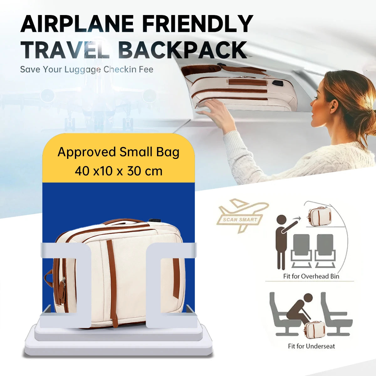 USB Travel Laptop Backpack