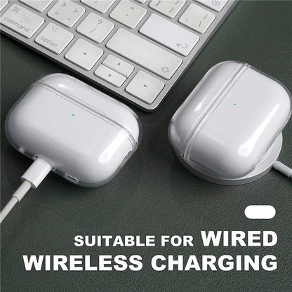 Clear TPU AirPods Protective Case with Lanyard