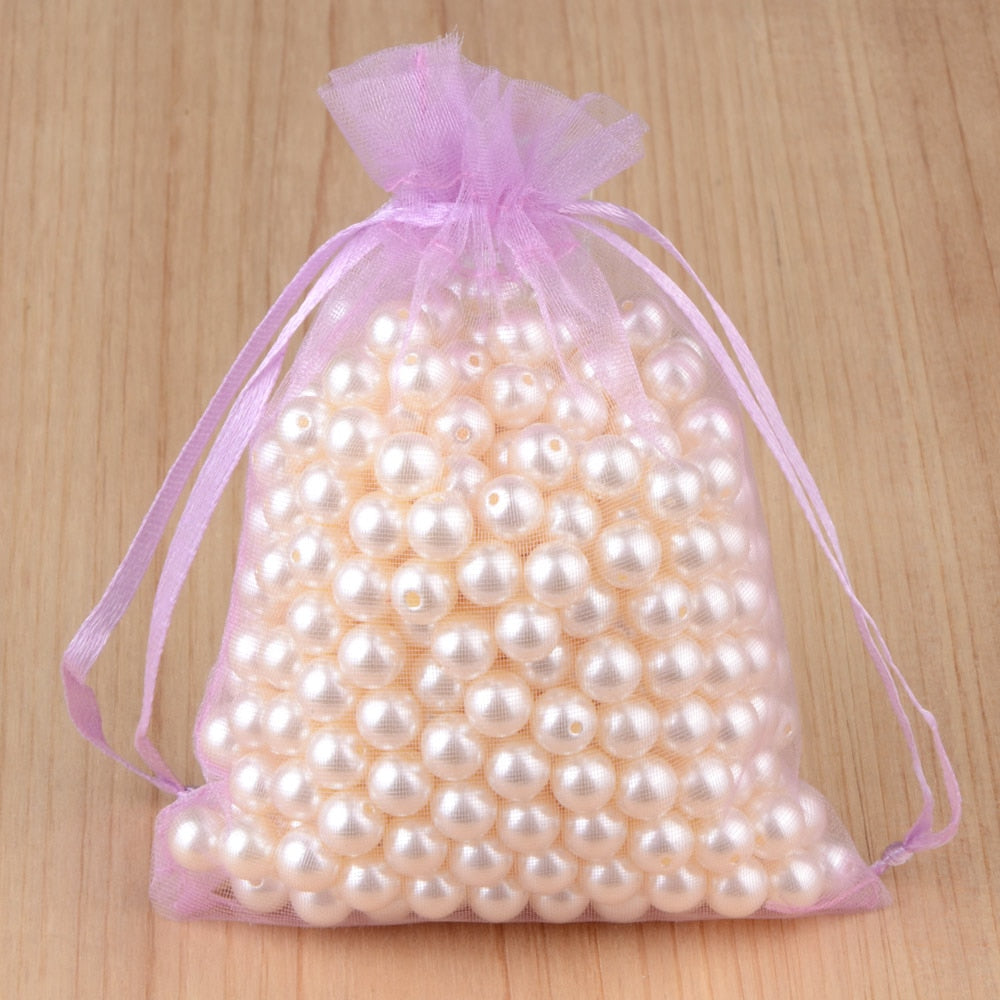 100pcs 24 Colors Jewelry Packaging Bag 5*7 7*9 9*12 10*15cm