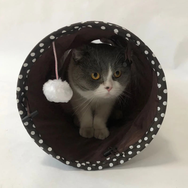 Collapsible Cat Tunnel Play Toy for Cats & Puppies