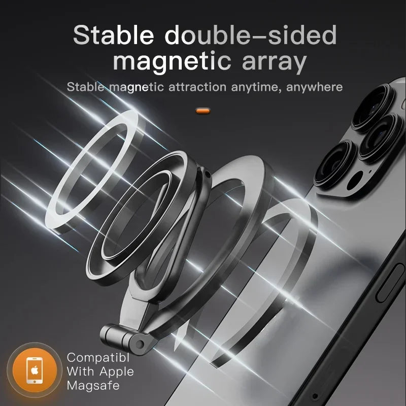Double-Sided Magnetic Phone Ring Holder