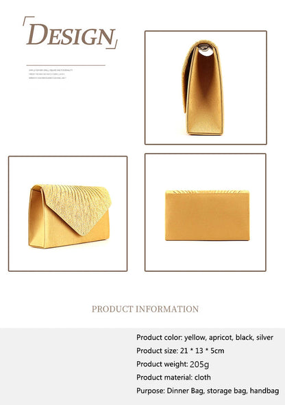 Shimmer Envelope Evening Clutch