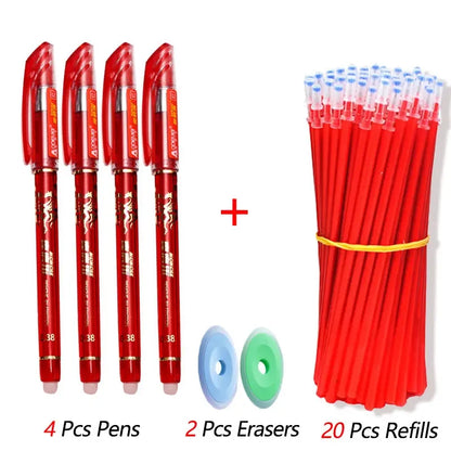 Kawaii Erasable Gel Pen Set