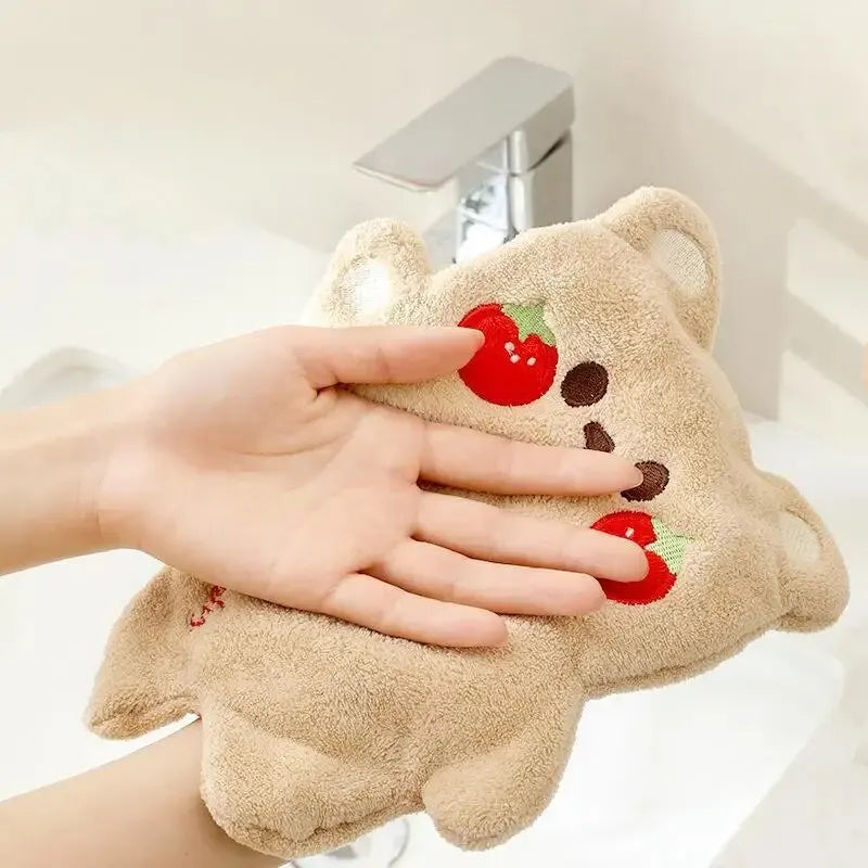 Double Layer Cartoon Hanging Hand Towel