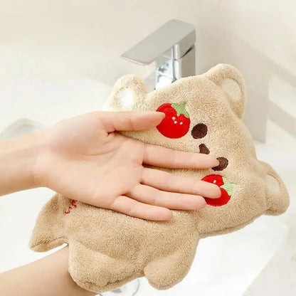 Double Layer Cartoon Hanging Hand Towel