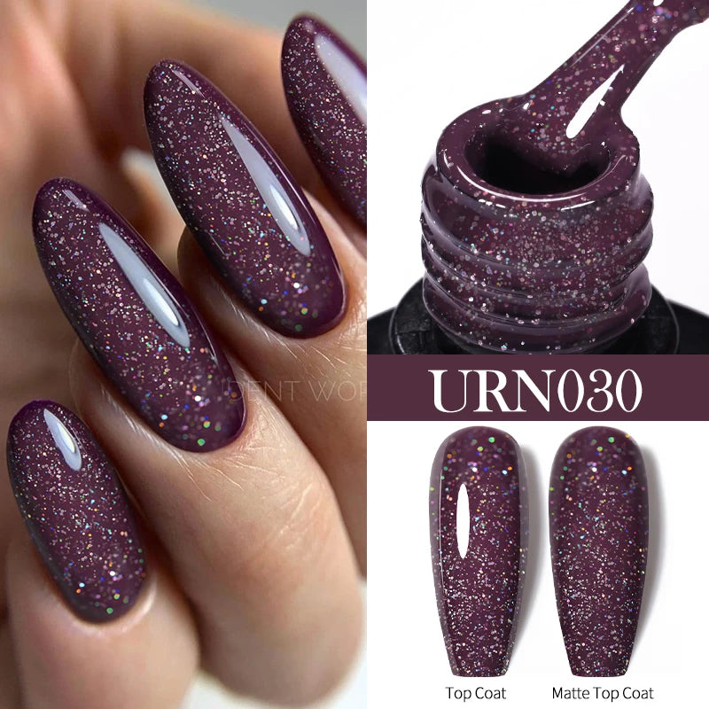 UR SUGAR 7.5ml Glitter Nude Gel Nail Polish