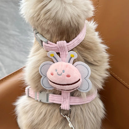 Escape-Proof Adjustable Cat Harness & Lead Set