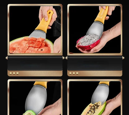Multifunctional Mango Slicer & Dicer Tool