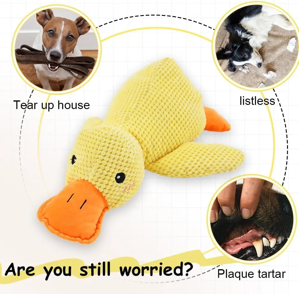 Duck Plush Squeaky Dog Toy