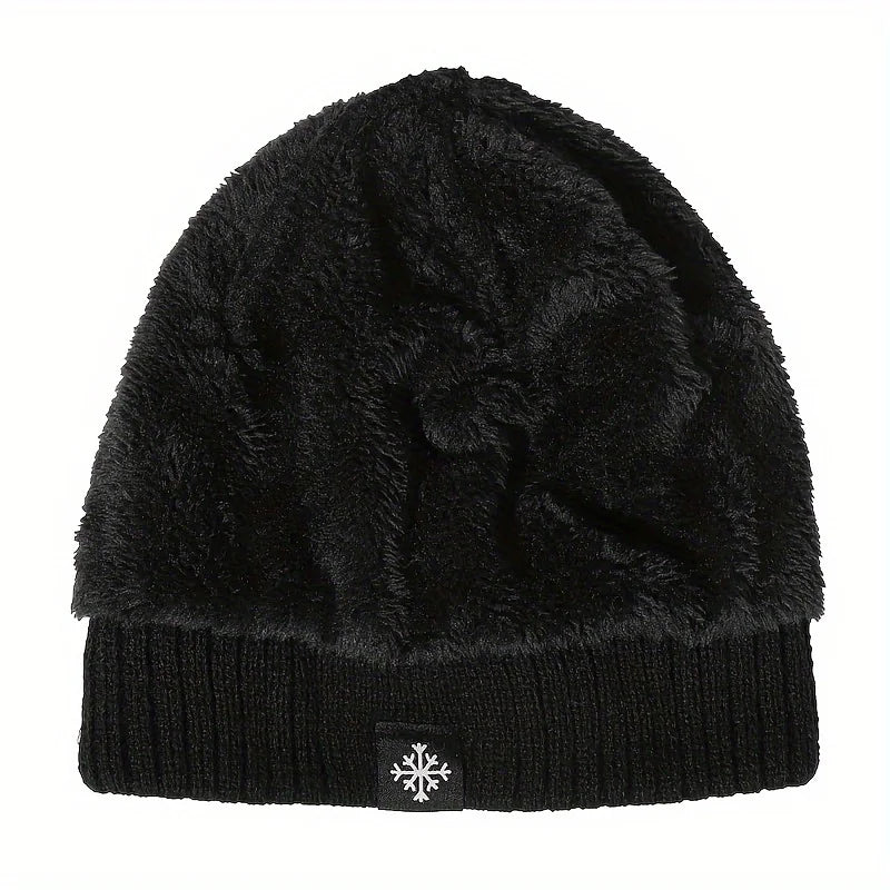 Unisex Wool Blend Winter Knitted Beanie