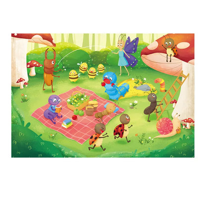 36pcs Carrying Jigsaw Puzzle
