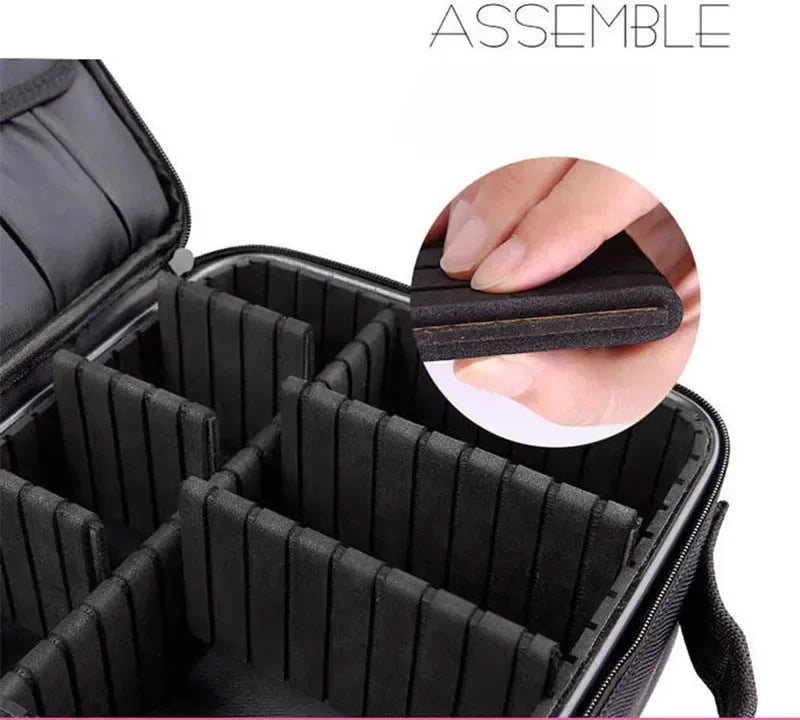Professional Travel Makeup Organizer Case