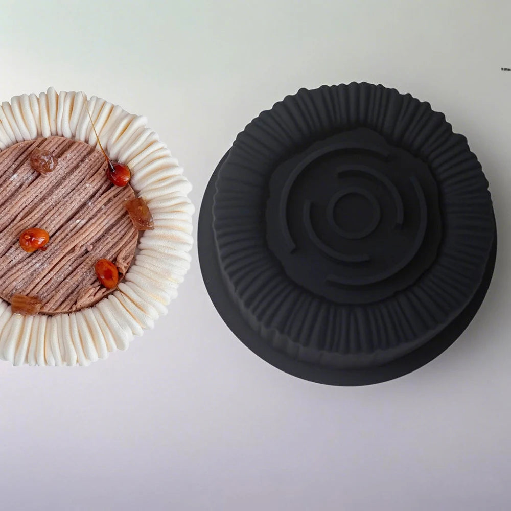 Cylindrical Silicone Mousse Cake Mold