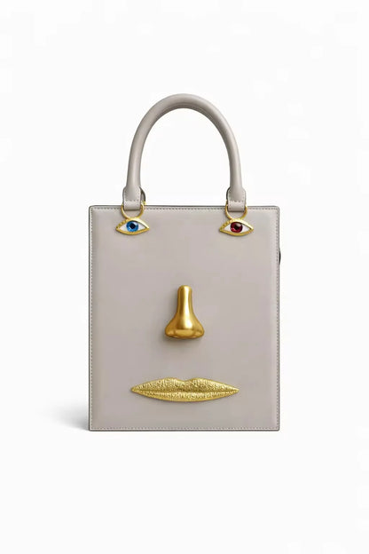 Vintage Mini PU Leather Crossbody Tote Bag