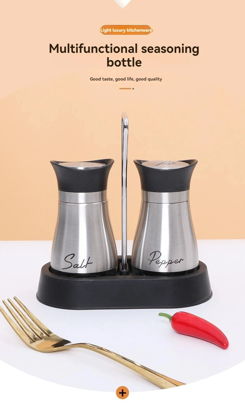 Glass Salt & Pepper Shaker Set