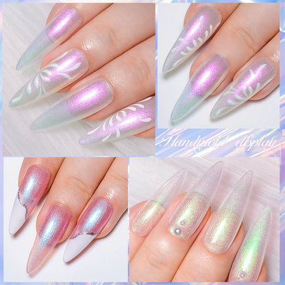 MEET ACROSS 7ml Aurora Gel Nail Top Coat