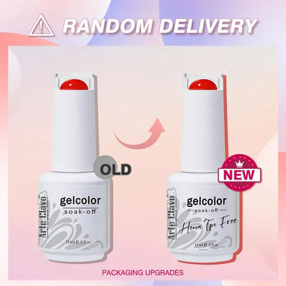 Arte Clavo Orange Gel Nail Polish