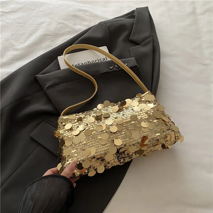Sequin Evening Shoulder Bag