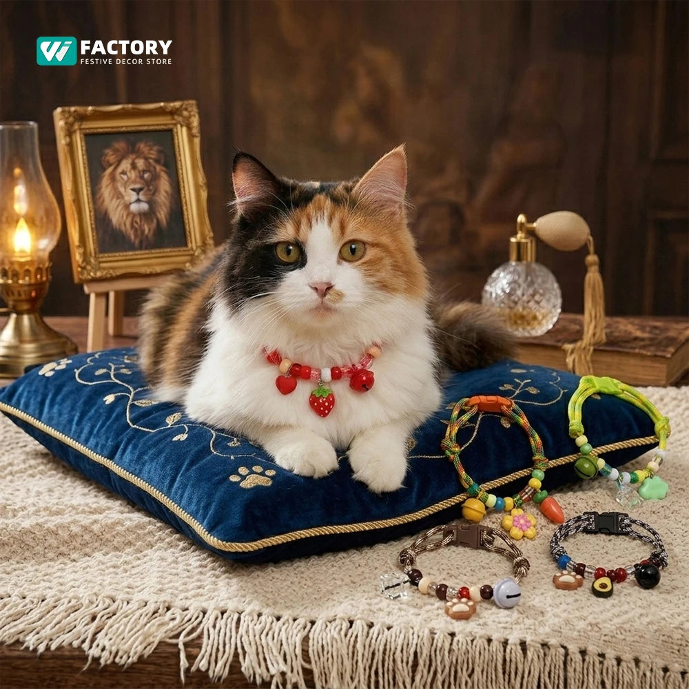 Beaded Pet Necklace Collar