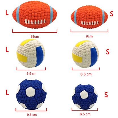 Soft Latex Sports Ball Dog Toy