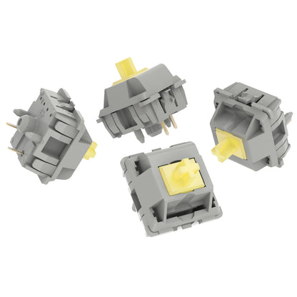 DUROCK POM Keyboard Switches – Piano Linear 63.5g & Sunflower T1 Tactile 67g