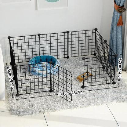 Modular Wire Pet Playpen & Indoor Dog Enclosure