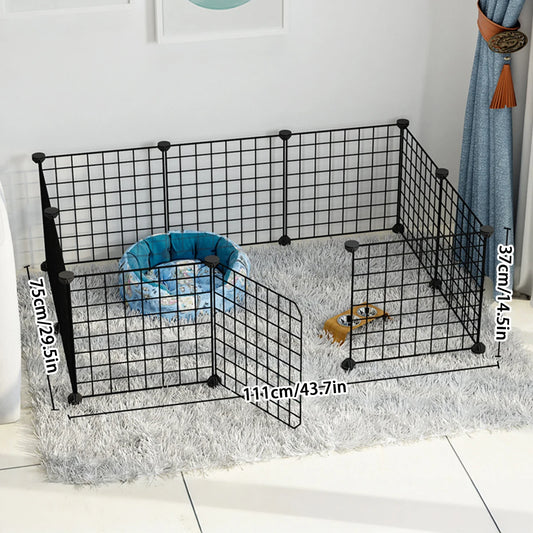 Modular Wire Pet Playpen & Indoor Dog Enclosure