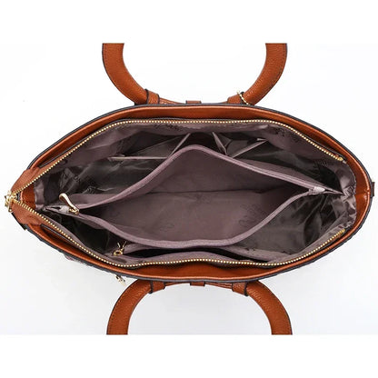Women’s Crocodile-Embossed Tote & Shoulder Bag