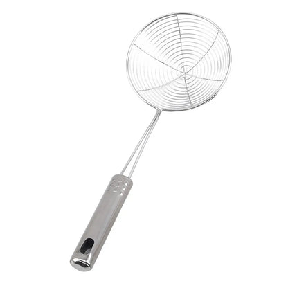 Fine Mesh Stainless Steel Oil Skimmer & Food Strainer