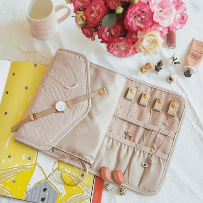 Foldable Portable Travel Jewelry Bag