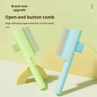 Self-Cleaning Pet Shedding Comb