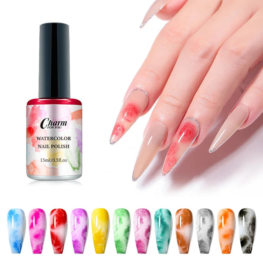 15ml Watercolor Ink Quick Dry Nail Polish