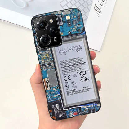 Shockproof Silicone Fashion Pattern, shockproof, silicone, red Mobile