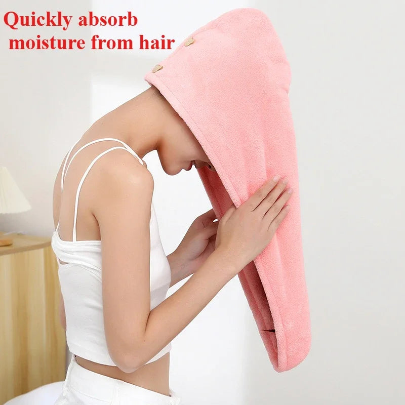 Microfiber Quick-Dry Hair Towel Wrap