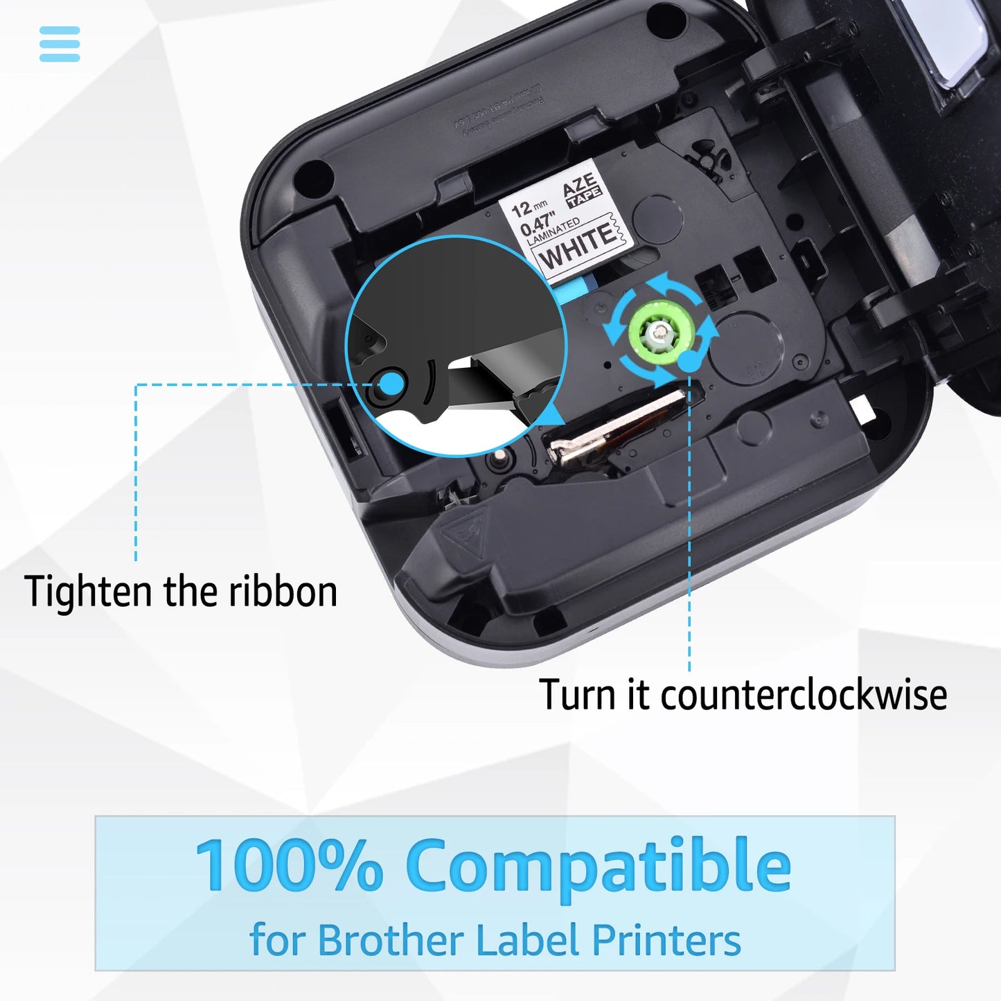 Laminated Label Tape for Brother Label Makers
