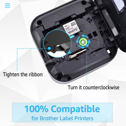 Laminated Label Tape for Brother Label Makers