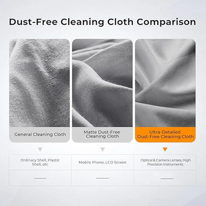 Ultra-Soft Microfiber Keyboard Cover & Screen Cleaning Cloth for Laptops