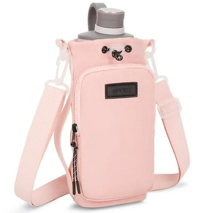 Portable Water Bottle Crossbody Carrier Bag