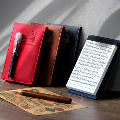 A7 Leather Pocket Notebook Set