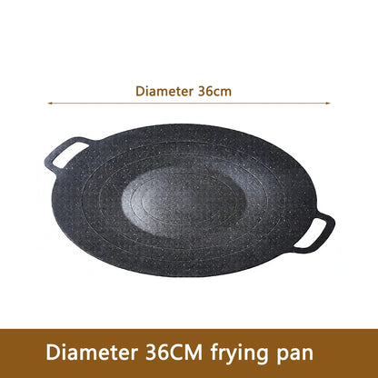 Non-Stick BBQ Grill Pan – Korean Style Barbecue Cooking Plate