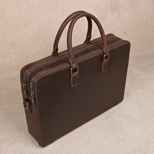 Genuine Leather Executive Briefcase
