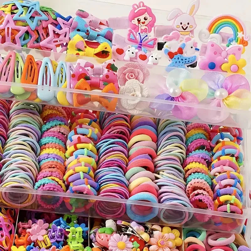 718pcs Girls Hair Accessories Set
