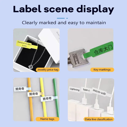 Thermal Cable Labels for Niimbot D11/D110