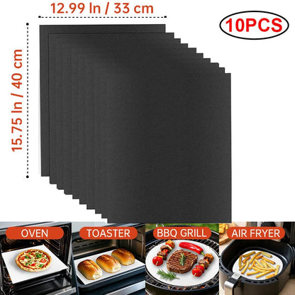Heat Resistant Teflon Grill & Baking Mat for BBQ, Oven & Air Fryer